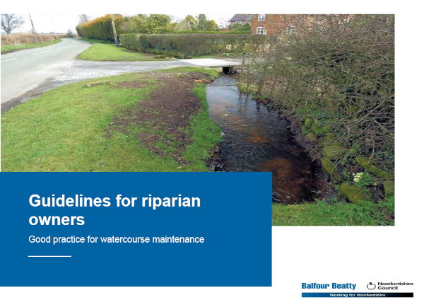 Riparian Ownership Maintenance Guide